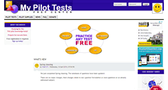 Desktop Screenshot of mypilottests.com